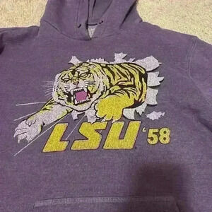 LSU Hoodie ORIGINAL RETRO BRAND Vintage Purple XL